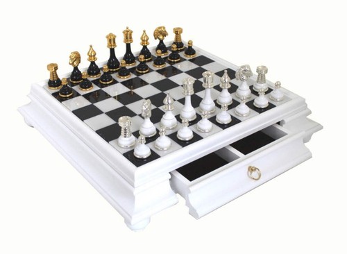 Jeu échecs laiton et - d'Échecs, en