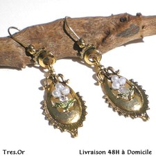 Boucles d'Oreille PERLES &