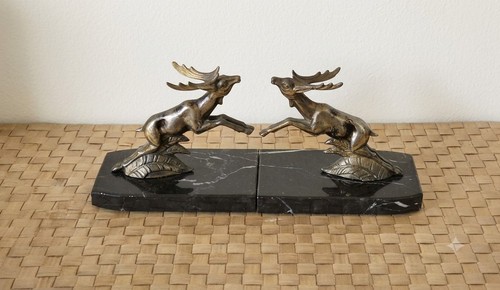 Paire serre livres cerfs - serre-livres,