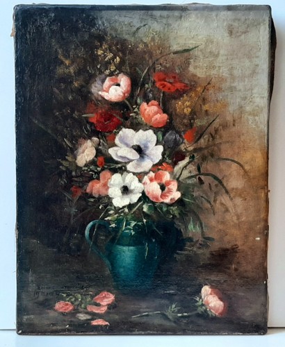 Tableau ancien nature morte - ancien,