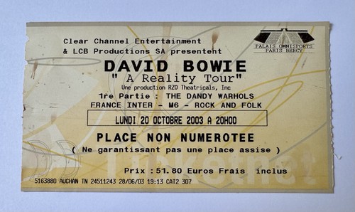 Ticket concert david - :,