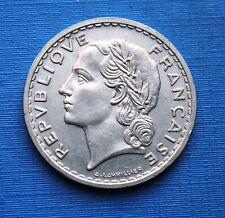 5 Francs Lavrillier Nickel - 1935 (SPL)