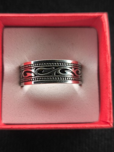 Bague brume celtique acier - bague,