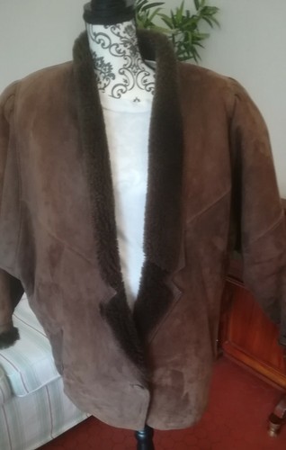 Veste longue femme cuir - , peau