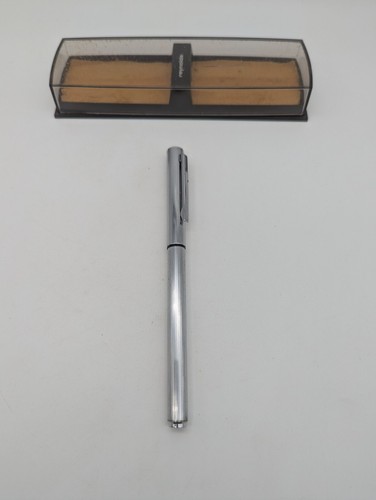 Stylo plume chromé vintage