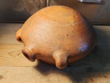 Gourde Crapaud En Grès XIXe