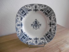 PLAT CREUX FAIENCE GIEN DECOR