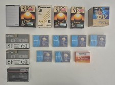 Lot Divers Cassettes Camescope Audio  Super Vhs Digital Vidéo Cassette 