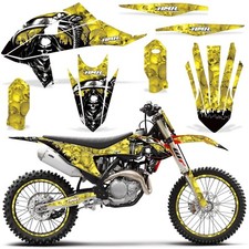 Graphique avec #P's Jantes Stickers KTM SX SXF 125 150 250 350 450 19-22 Reaper