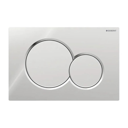 Plaque geberit sigma01 chromé - plaque,