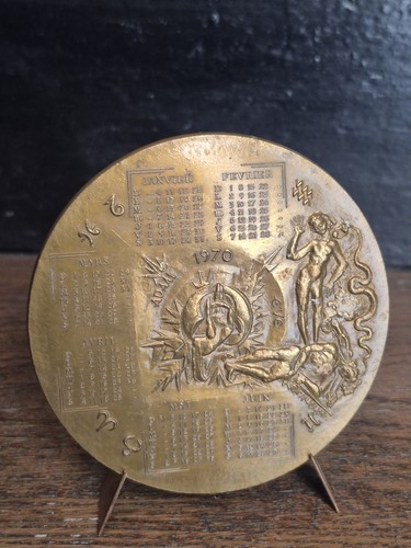 Médaille ancienne bronze - médaille,