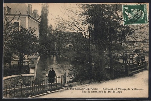 CPA Sainte-Solange, Fontaine