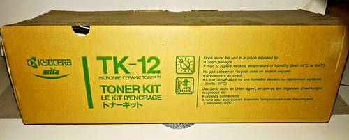 Kit toner kyocera - toner, tk-12