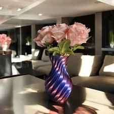 Vase en Spirale Élégant -