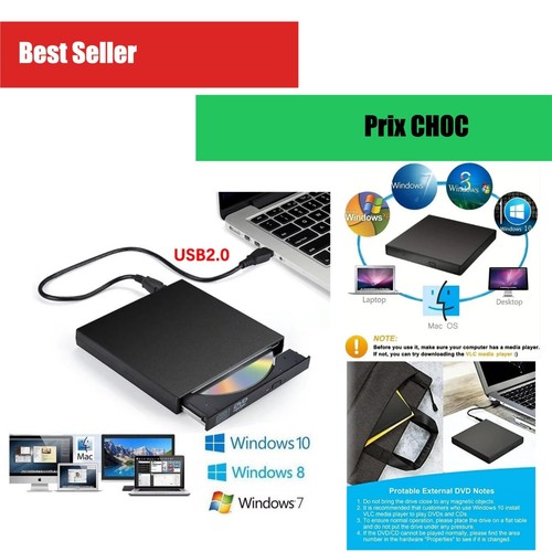 Lecteur dvd blu ray externe - lecteur,