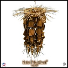 Chandelier Long En Or 1 Lampe