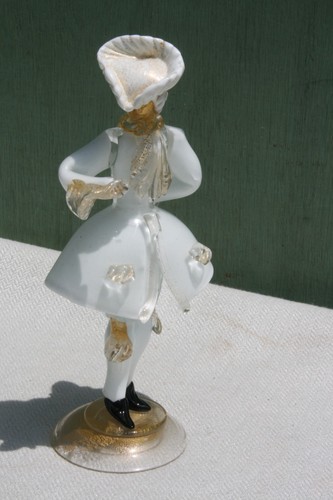 Statuette murano commedia - murano,