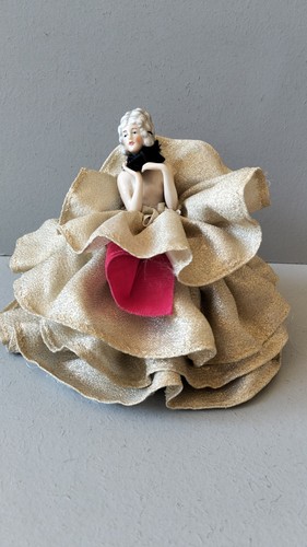 Demi figurine porcelaine femme - demi,