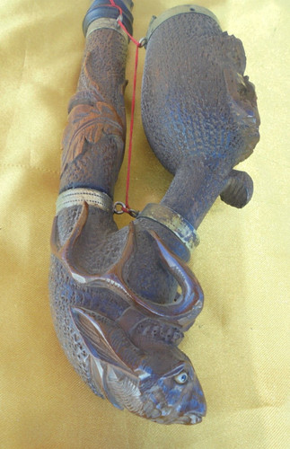 Ancienne pipe chasseur - ancienne,