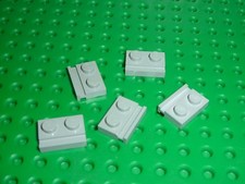 5 x LEGO OldGray plate 32028 /