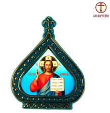 Icone religieuse autocollante/ Petite Icone Jésus Christ/ Icone chrétienne russe
