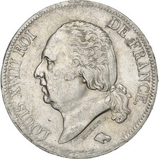 France, Louis XVIII, 5 Francs