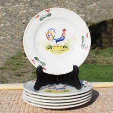 Ensemble de 6 assiettes à