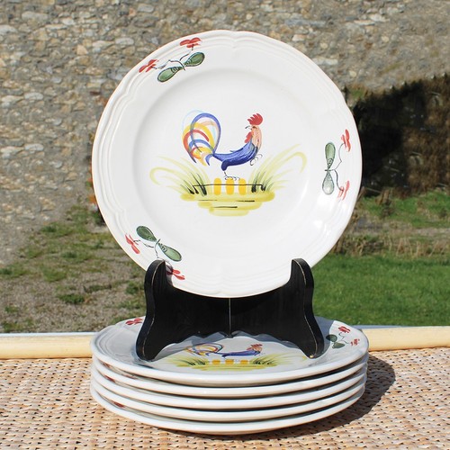 Ensemble assiettes à - ensemble, 6