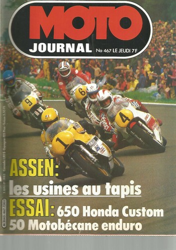 Moto journal 467 650 - moto, n°467