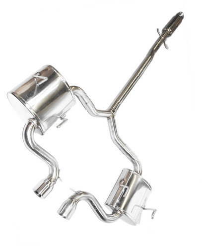 Dual tip muffler catback - muffler,