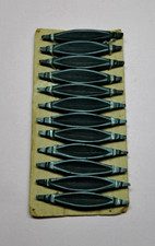 12 PORTES COUTEAUX ETHNIQUES BOIS Foncé FORME PIROGUE