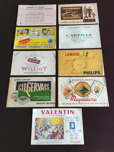 Lot buvards publicitaires - 9,
