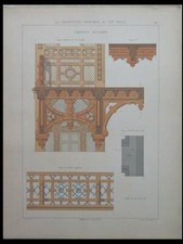 SOULAC, CHARPENTE D'UN HOTEL -