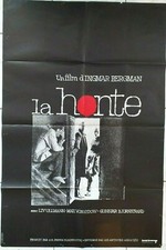 Affiche cinéma LA HONTE