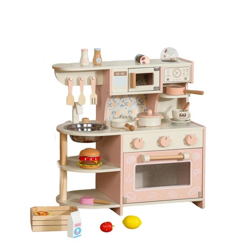Cuisine jouet bois bords - jouet, en