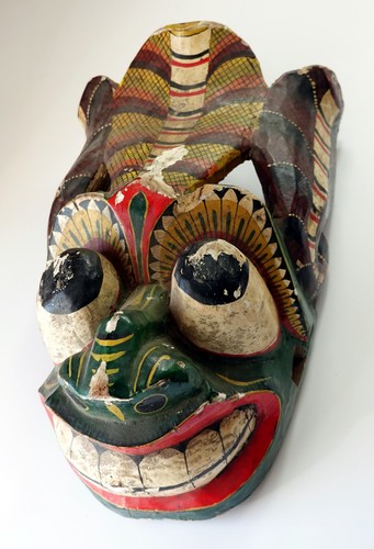 Masque afrique ancien bois - ,