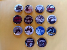 Lot Badges Camera Silens Punk Oi
