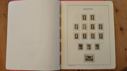 Timbre mayotte feuille - mayotte,