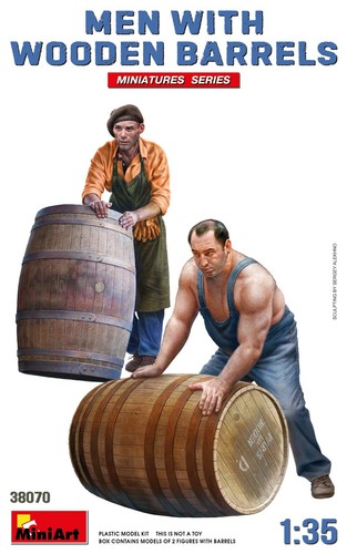 Hommes avec fûts - avec, bois