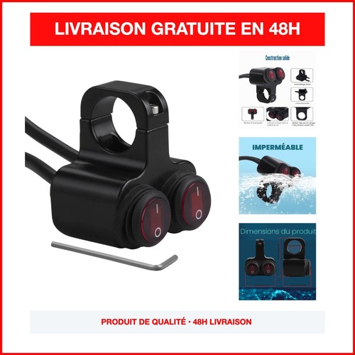 Interrupteur guidon moto v - moto, 12