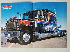 a)Poster France Routiers Truck Renault V8 Turbo