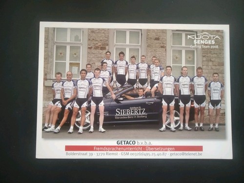 Cyclisme carte equipe - equipe, kuota
