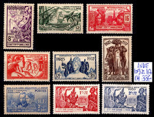 INDE : Timbres n°109 à 117