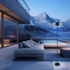 Lampadaire Jardin Feu Latéral