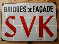 plaque émaillée publicitaire