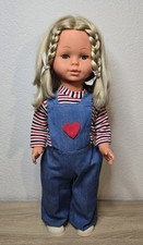 Poupée de jeu poupée vinyle Zapf Doll 60 cm yeux dormeurs originale vintage