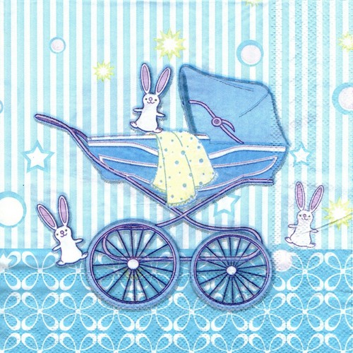 Serviettes papier naissance - serviettes,