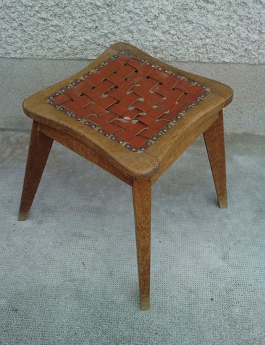 Ancien tabouret design s - ancien,