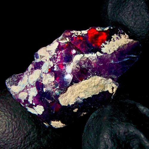 Opale noire brute - noire,