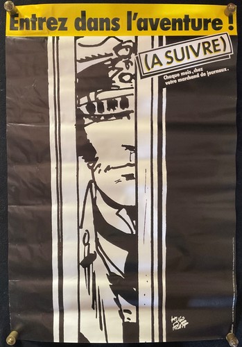 Affiche corto maltese hugo - affiche,